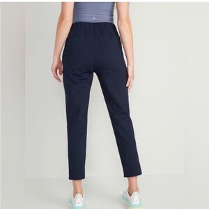 Old Navy High-Waisted StretchTech Cropped Tapered Pants, Medium, Navy
